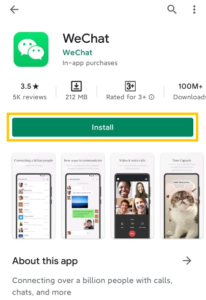 Re-Install the WeChat to fix WeChat not loading profile picture
