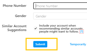 remove phone number from instagram 