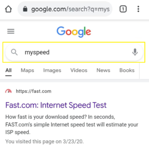 To Check your WiFi Internet Speed