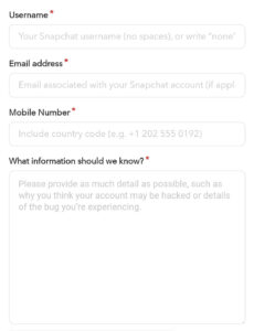 Reset Snapchat Password Without Email or Phone Number