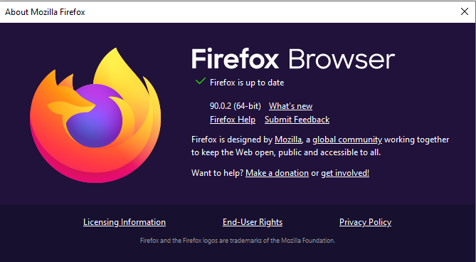how to update Mozilla firefox