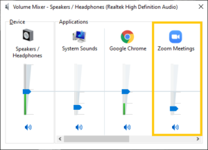 how to lower someone's volume on zoom