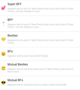 Change Friend Emojis on Snapchat