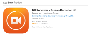 screen recorder for IOS device