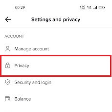 tiktok privacy