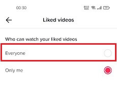 view your liked video on Tiktok